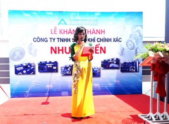 Khánh thành Công ty TNHH SX CKCX Nhuận Tiến tại KCN Hiệp Phước
