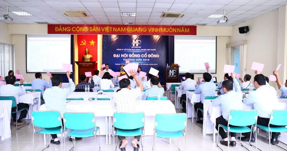 Đại hội đồng cổ đông thường niên công ty CP KCN Hiệp Phước 2019 | Khu Công Nghiệp Hiệp Phước