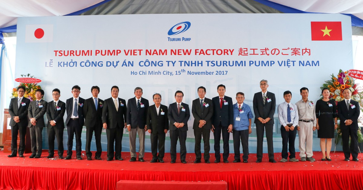 Hình ảnh Lễ Khởi công nhà máy Tsurumi | Khu Công Nghiệp Hiệp Phước
