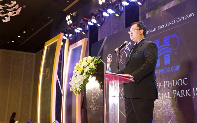 Công Ty Cổ Phần Khu Công Nghiệp Hiệp Phước Được Vinh Danh Doanh Nghiệp Xuất Sắc Châu Á 2018 | Khu Công Nghiệp Hiệp Phước