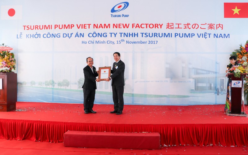 Hình ảnh Lễ Khởi công nhà máy Tsurumi