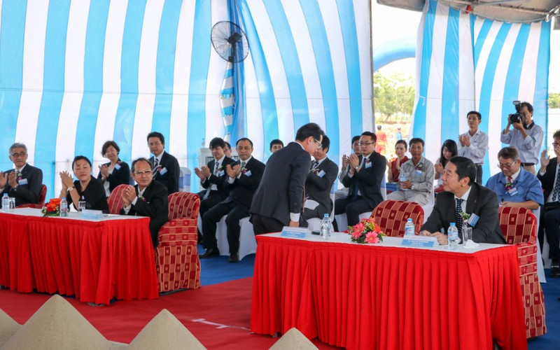 Hình ảnh Lễ Khởi công nhà máy Tsurumi