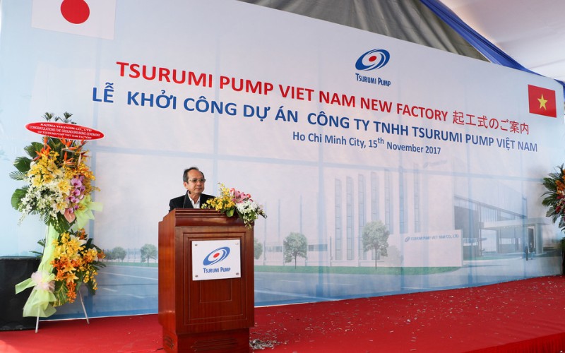 Hình ảnh Lễ Khởi công nhà máy Tsurumi