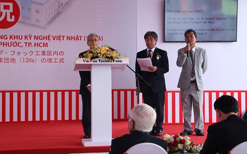 Lễ kỷ niệm 5 năm thành lập Khu kỹ nghệ Việt Nhật tại KCN Hiệp Phước