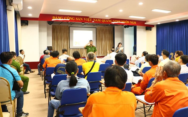 Lớp đào tạo an toàn lao động Khu công nghiệp Hiệp Phước 2018