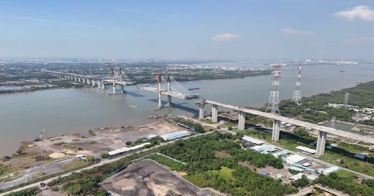 Cầu Phước Khánh (Cao Tốc Bến Lức - Long Thành) Đạt 96% Khối Lượng - Mắt Xích Quan Trọng Trong Chuỗi Kết Nối Cảng - Cao Tốc Của Kcn Hiệp Phước | Khu Công Nghiệp Hiệp Phước