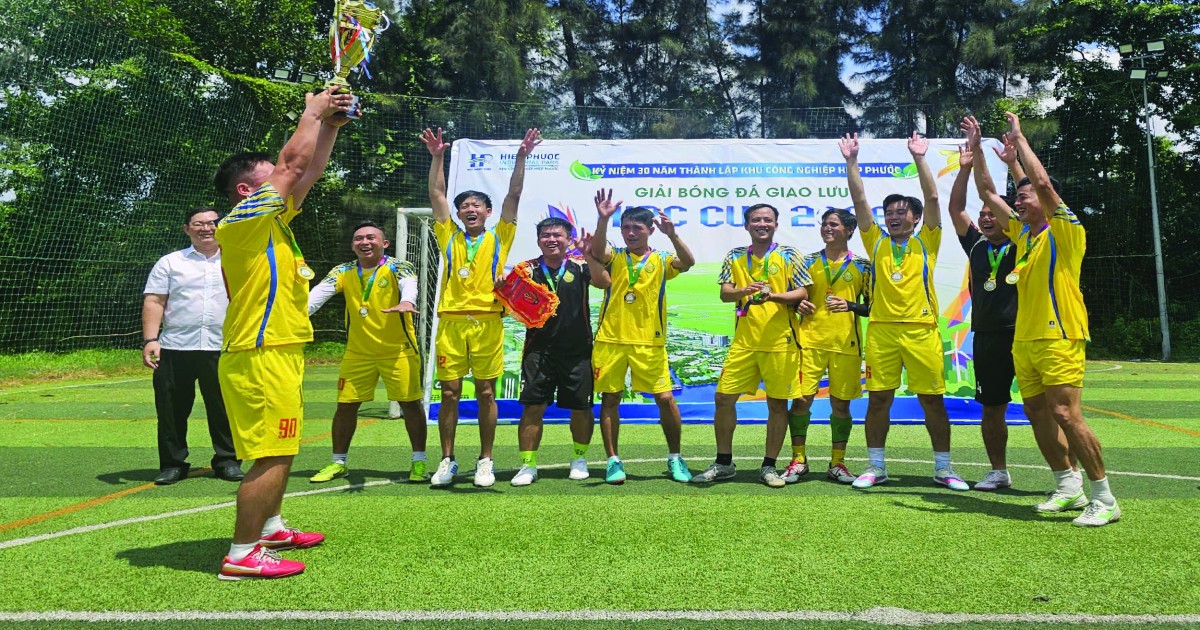 Giải Bóng Đá Giao Lưu HIPC CUP 2026 Chào Mừng Kỷ Niệm 30 Năm Thành Lập KCN Hiệp Phước | Khu Công Nghiệp Hiệp Phước
