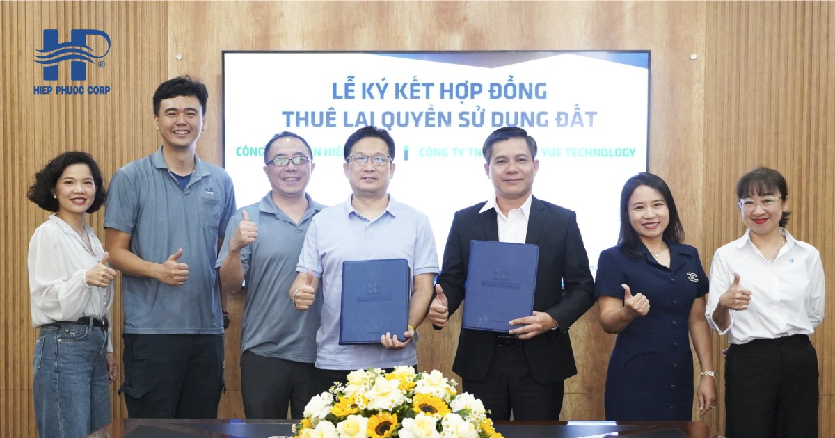 Hipc Ký Kết Hợp Đồng Thuê Lại Quyền Sử Dụng Đất Với Công Ty Tnhh Chang Yue Technology | Khu Công Nghiệp Hiệp Phước
