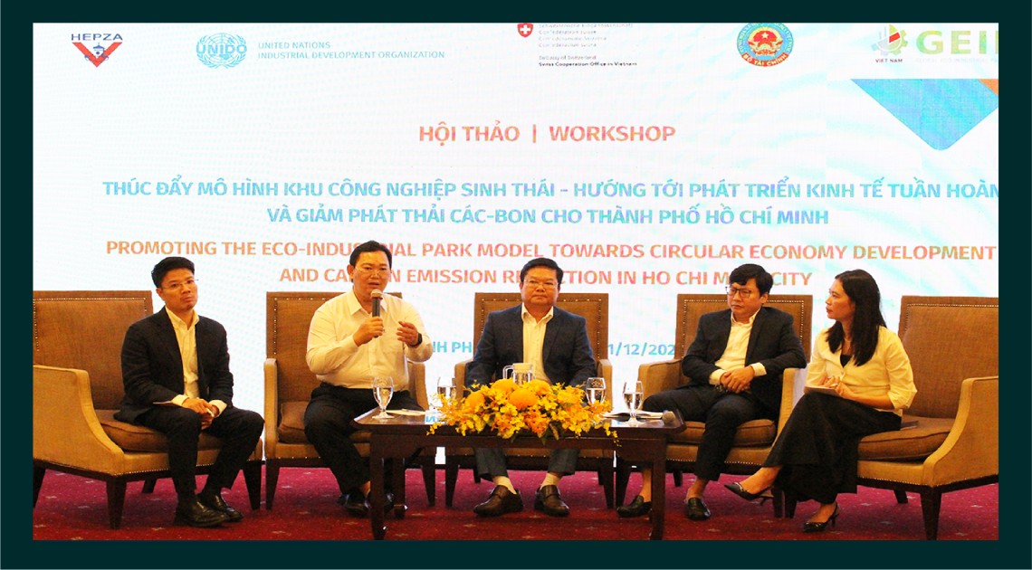 Hipc Tham Dự Hội Thảo Thúc Đẩy Mô Hình Khu Công Nghiệp Sinh Thái - Hướng Tới Phát Triển Kinh Tế Tuần Hoàn Và Giảm Phát Thải Các-Bon Cho Tp.hcm | Khu Công Nghiệp Hiệp Phước