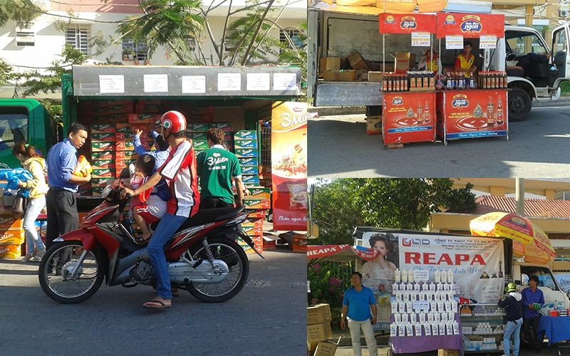 Bán hàng lưu động phục vụ công nhân KCN Hiệp Phước