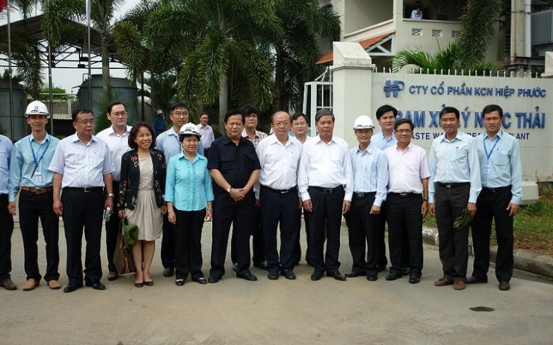 Bộ Tài nguyên và Môi trường thăm và làm việc tại KCN Hiệp Phước