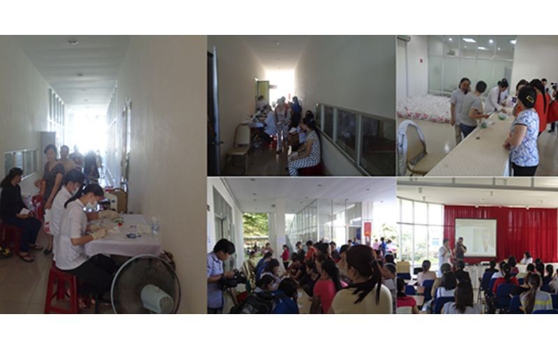 Chăm sóc sức khỏe cho CN nữ tại KCN Hiệp Phước