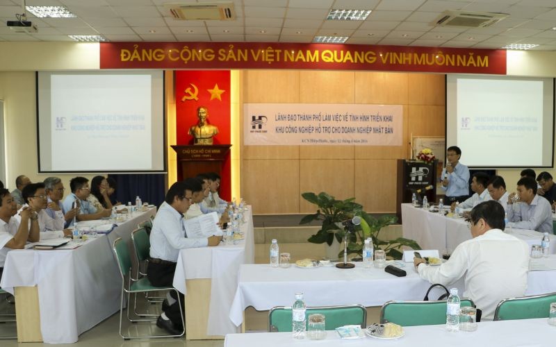 Chủ tịch Ủy Ban Nhân Dân Thành Phố Hồ Chí Minh đã tới thăm và làm việc với Công ty Cổ phần KCN Hiệp Phước (HIPC)