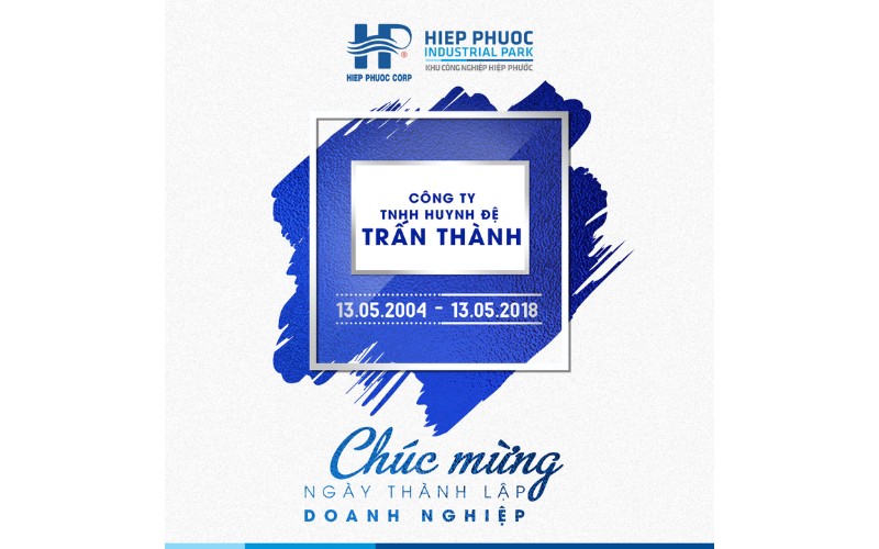 Chúc mừng kỷ niệm ngày thành lập các doanh nghiệp tại KCN Hiệp Phước