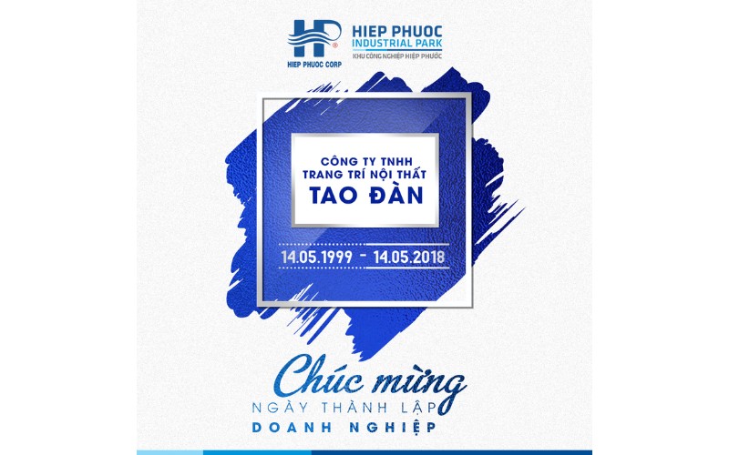 Chúc mừng kỷ niệm ngày thành lập các doanh nghiệp tại KCN Hiệp Phước