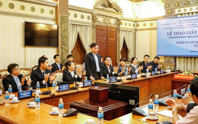 Chứng nhận đầu tư cho dự án của Công ty Cổ phần Chế biến hàng xuất khẩu Cầu Tre tại KCN Hiệp Phước