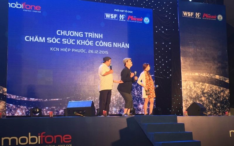 Chương trình chăm lo sức khỏe và văn nghệ phục vụ công nhân KCN Hiệp Phước
