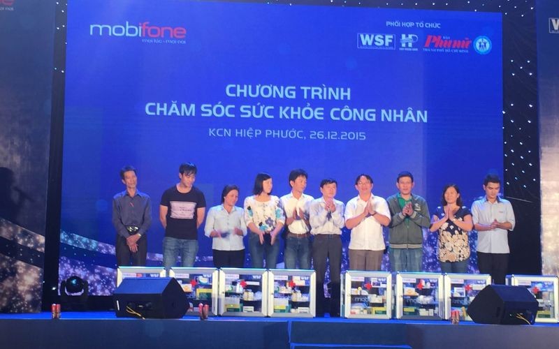Chương trình chăm lo sức khỏe và văn nghệ phục vụ công nhân KCN Hiệp Phước