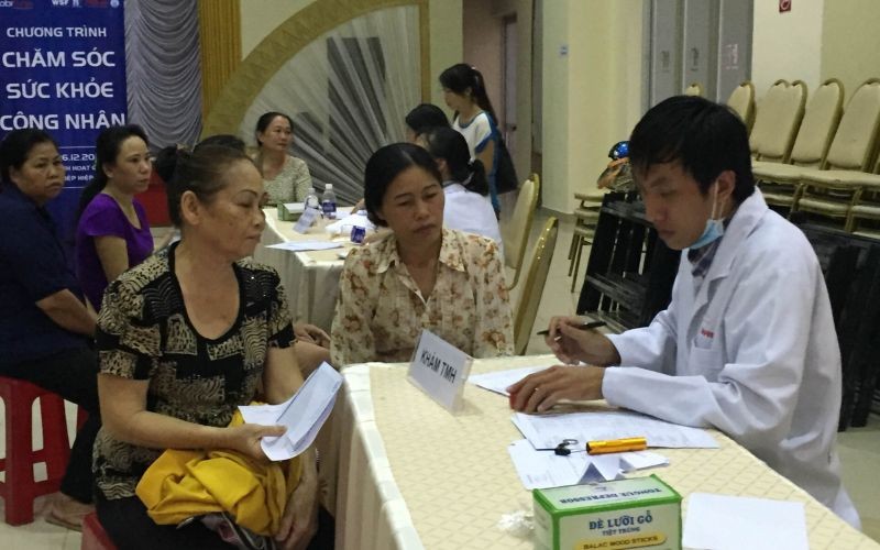 Chương trình chăm lo sức khỏe và văn nghệ phục vụ công nhân KCN Hiệp Phước