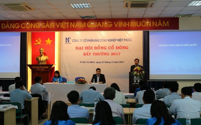 Công ty Cổ phần Khu công nghiệp Hiệp Phước tổ chức thành công Đại hội đồng cổ đông bất thường 2017