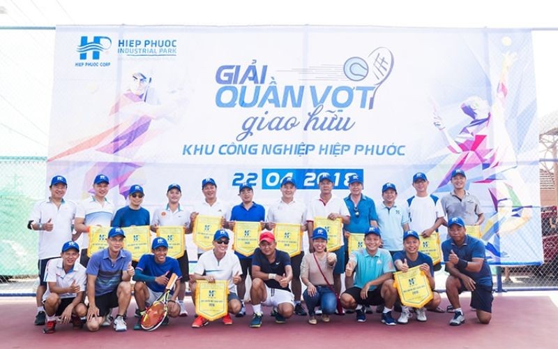 Giải quần vợt giao hữu - Khu công nghiệp Hiệp Phước 2018