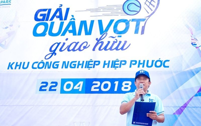 Giải quần vợt giao hữu - Khu công nghiệp Hiệp Phước 2018