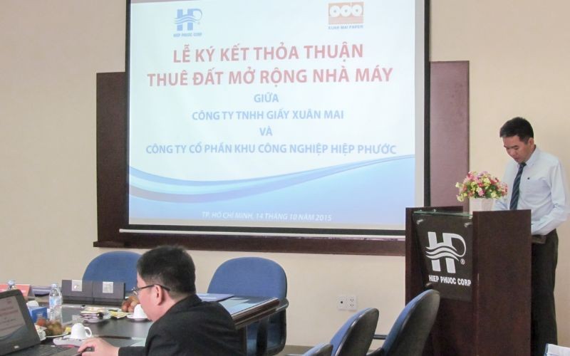 Giấy Xuân Mai Thuê Đất Mở Rộng Nhà Máy