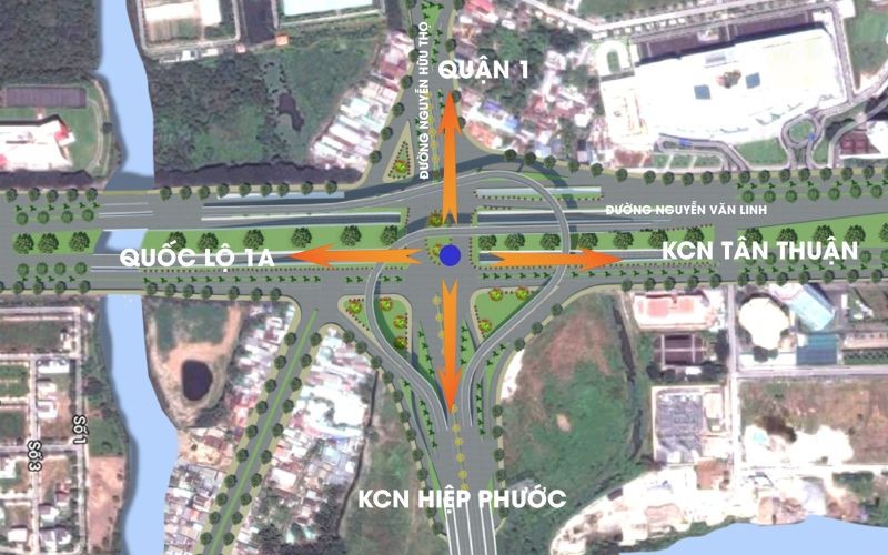 Hầm chui Nguyễn Văn Linh - Nguyễn Hữu Thọ chính thức khởi công xây dựng, tạo cú hích lớn cho bất động sản khu Nam TP.HCM