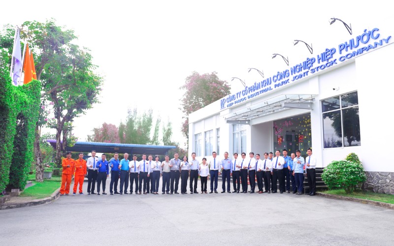 HIPC đón đoàn lãnh đạo TP.HCM đến chúc Tết 2025, kỳ vọng tháo gỡ quỹ đất, thúc đẩy phát triển KCN Hiệp Phước và thu hút mạnh vốn FDI.