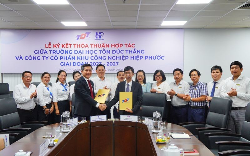 HIPC ký kết thỏa thuận hợp tác toàn diện với Trường ĐH Tôn Đức Thắng 2023 - 2027