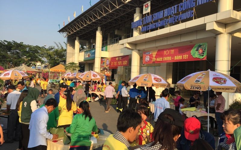 Hoạt động chăm lo cho công nhân KCN Hiệp Phước Mừng xuân Bính Thân năm 2016