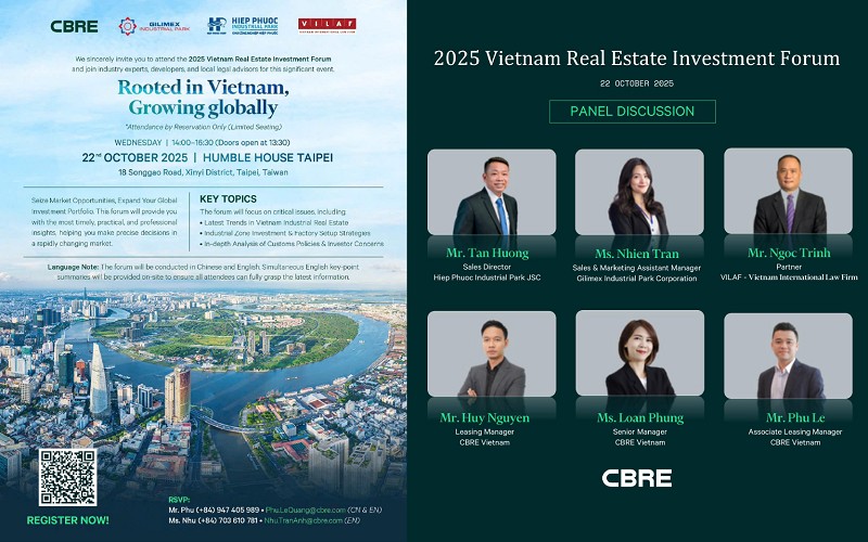 Hội Thảo “Cơ Hội Vàng Từ Bất Động Sản Công Nghiệp Tp. Hồ Chí Minh”