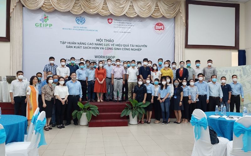 Hội thảo tập huấn nâng cao năng lực về hiệu quả tài nguyên sản xuất sạch hơn và cộng sinh công nghiệp