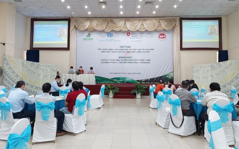 Hội thảo tập huấn nâng cao năng lực về hiệu quả tài nguyên sản xuất sạch hơn và cộng sinh công nghiệp