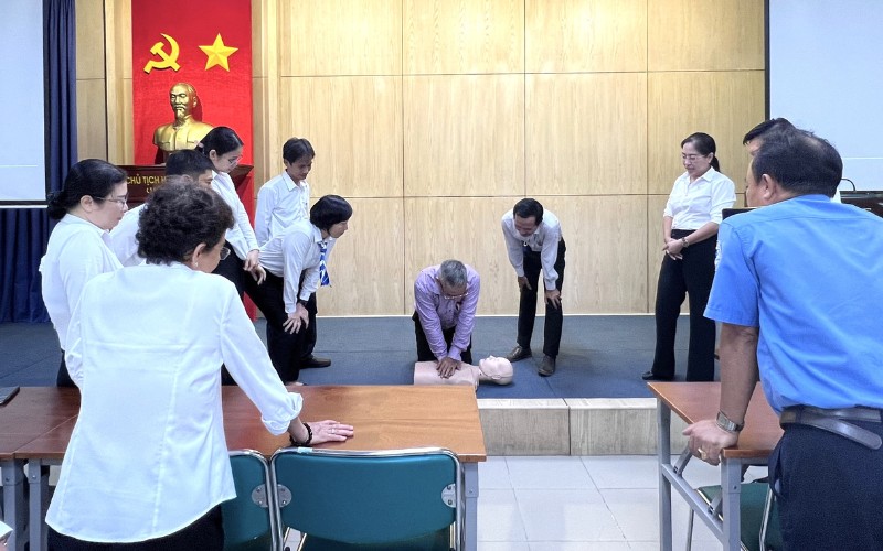 Buổi Huấn Luyện An Toàn, Vệ Sinh Lao Động Nhóm 4 Cán Bộ Nhân Viên HIPC