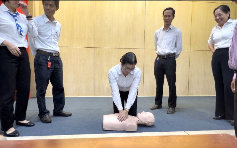 Buổi Huấn Luyện An Toàn, Vệ Sinh Lao Động Nhóm 4 Cán Bộ Nhân Viên HIPC