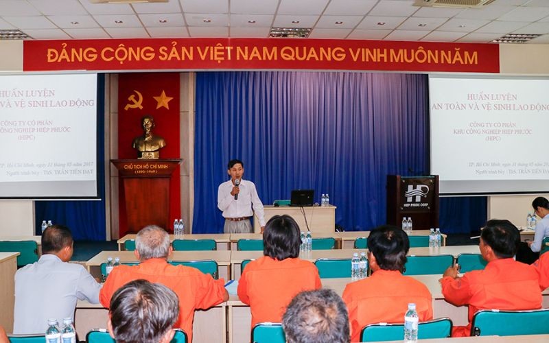 Huấn luyện an toàn, vệ sinh lao động tại Hiệp Phước