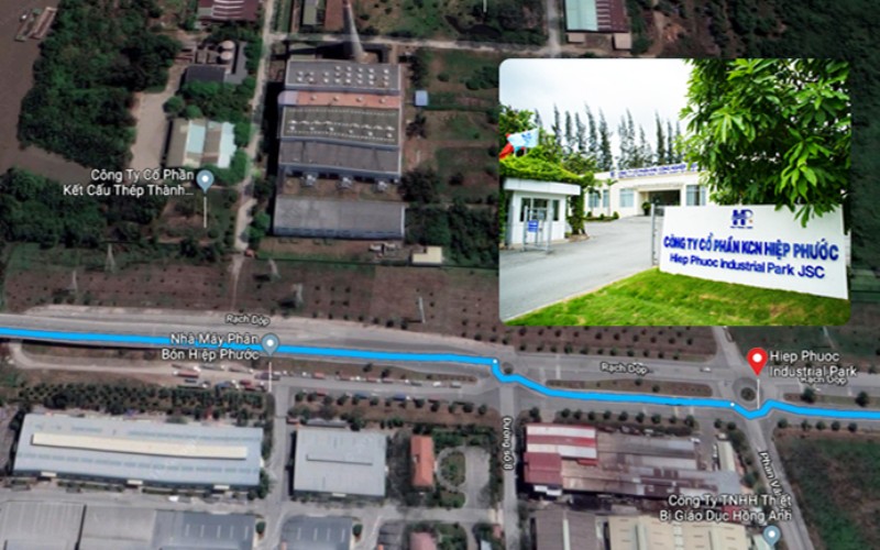 Hướng dẫn đường từ Trung tâm TP. HCM đến KCN Hiệp Phước