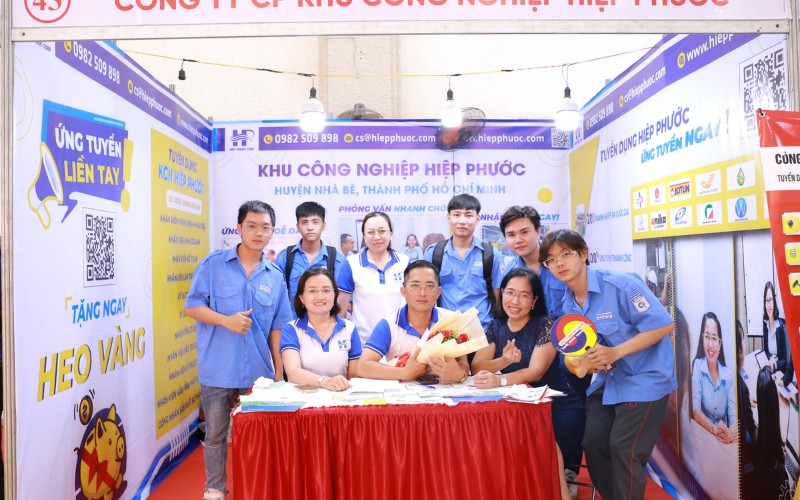 Gian hàng Tuyển dụng KCN Hiệp Phước tại Ngày hội
