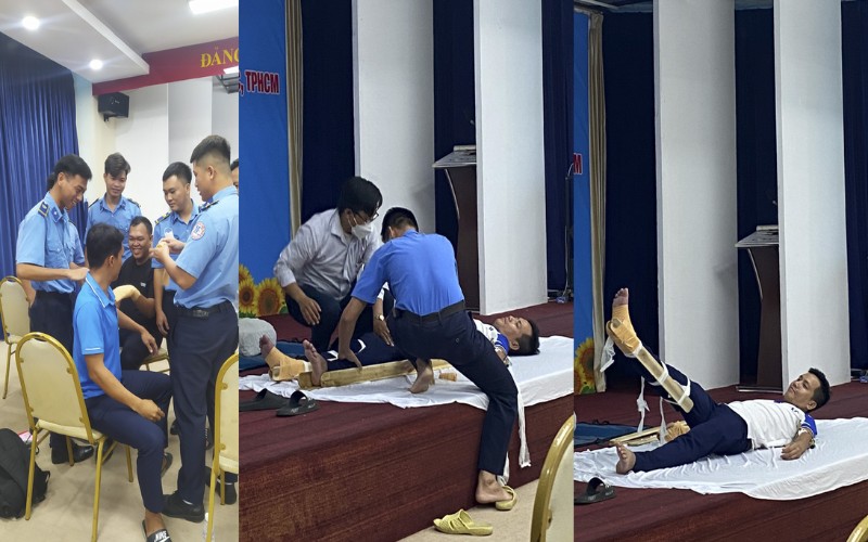 Khóa huấn luyện Sơ cấp cứu cho người lao động HIPC