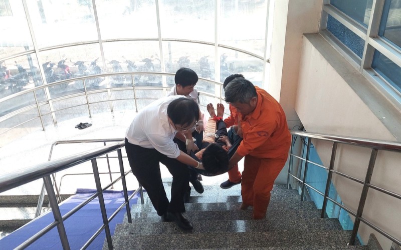 Khóa huấn luyện và diễn tập Sơ cấp cứu tai nạn lao động HIPC