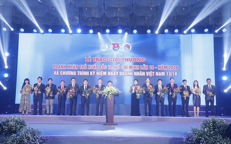 Khu công nghiệp Hiệp Phước đồng hành cùng Lễ trao giải thưởng Doanh nhân trẻ xuất sắc TP. HCM lần 10 - năm 2018