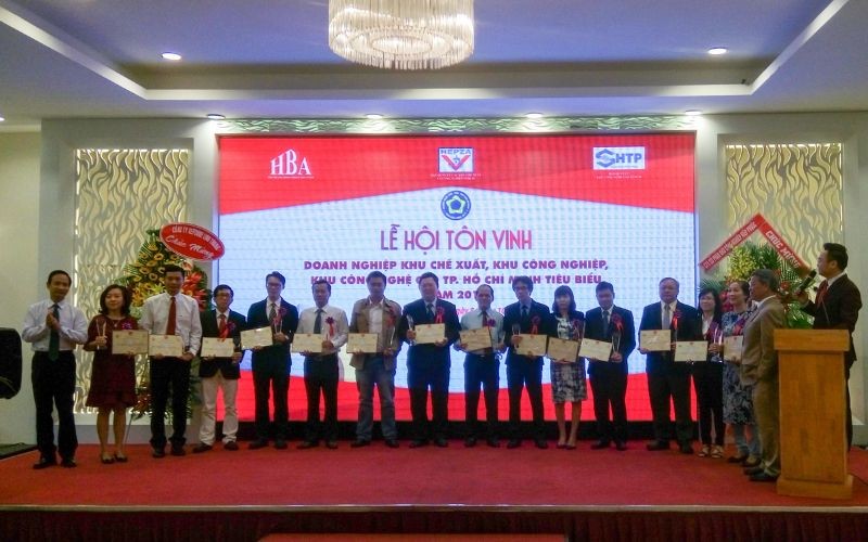 Khu công nghiệp Hiệp Phước nhận danh hiệu Doanh nghiệp tiêu biểu năm 2016