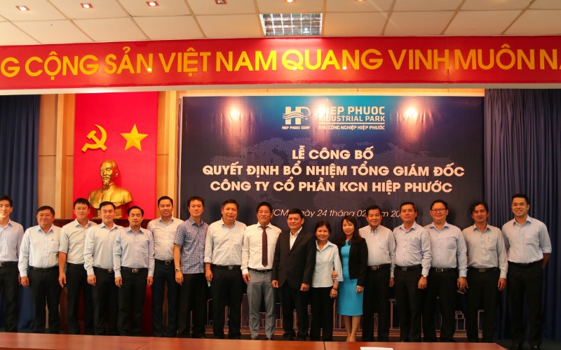 Chúc mừng lễ công bố quyết định bổ nhiệm Tổng Giám đốc Công ty CP KCN Hiệp Phước đã diễn ra thành công tốt đẹp!