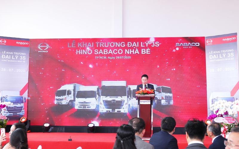 Lễ khai trương đại lý 3s Hino Sabaco tại KCN Hiệp Phước, Nhà Bè