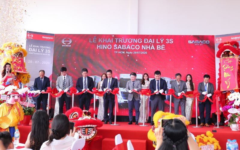 Lễ khai trương đại lý 3s Hino Sabaco tại KCN Hiệp Phước, Nhà Bè