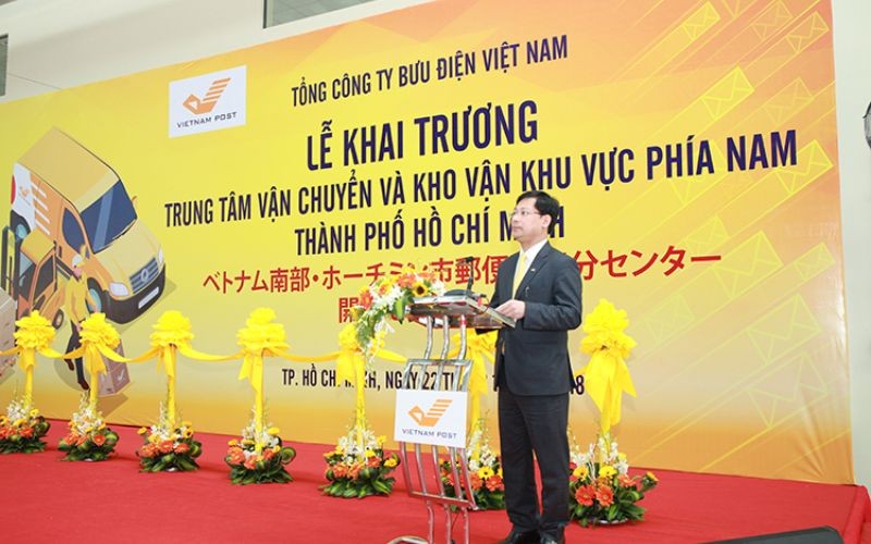 Lễ khai trương Trung tâm Vận chuyển và Kho vận khu vực phía Nam Thành phố Hồ Chí Minh của VNPost tại KCN Hiệp Phước