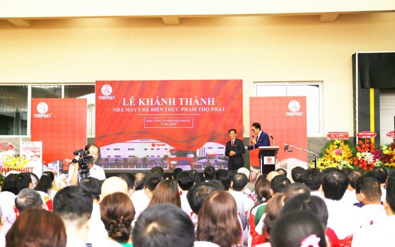Lễ khánh thành Nhà máy chế biến thực phẩm Thọ Phát