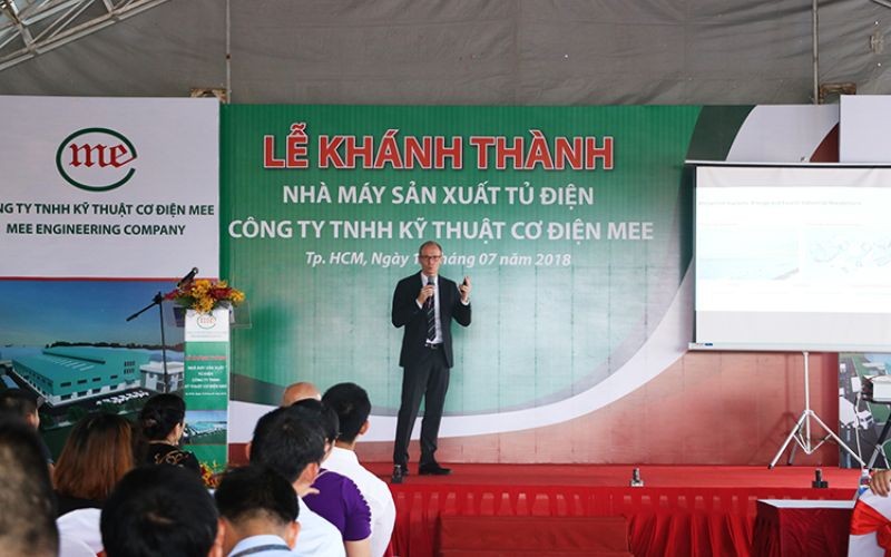 Lễ khánh thành nhà máy sản xuất tủ điện của công ty TNHH Kỹ thuật Cơ điện MEE