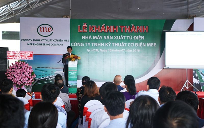 Lễ khánh thành nhà máy sản xuất tủ điện của công ty TNHH Kỹ thuật Cơ điện MEE